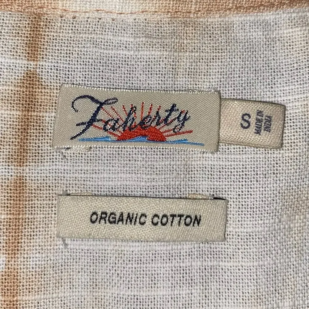 FAHERTY BRAND $278 Vida Dress Maple Sugar Womens Small EUC